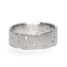 Patterned Silver Band