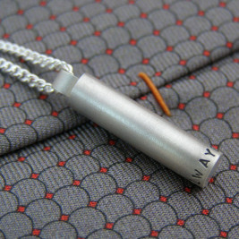 Personalised Bullet-like Pendant