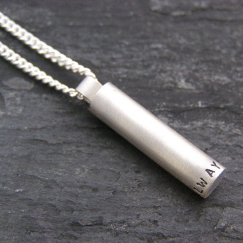 Personalised Bullet-like Pendant Personalised Bullet-like Pendant