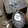 Personalised Men's Plectrum Chain Personalised men's plectrum chain