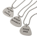 Personalised Men's Plectrum Chain Personalised men's plectrum chain product image
