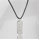 Personalised Message Dog Tag Necklace