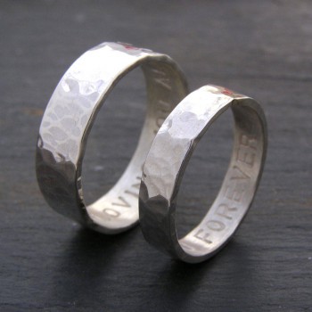 Personalised His And Hers Rings