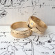 Personalised Mountain Landscape Skyline Ring