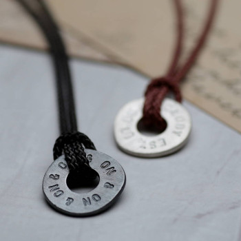 Personalised Mens Polo Pendant