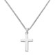 Personalised Mens Silver Cross Pendant