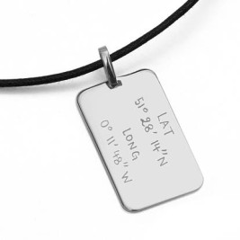 Mens Personalised Dog Tag Necklace