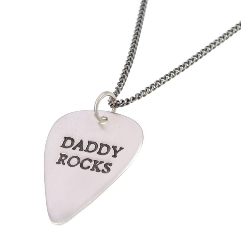Personalised Men's Plectrum Necklace Personalised men's plectrum necklace product image