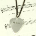 Personalised Men's Plectrum Necklace Personalised men's plectrum necklace product image