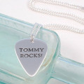 Personalised Men's Plectrum Necklace Personalised men's plectrum necklace product image