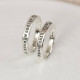 Personalised Silver Message Ring