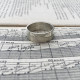 Personalised Mountain Landscape Skyline Ring