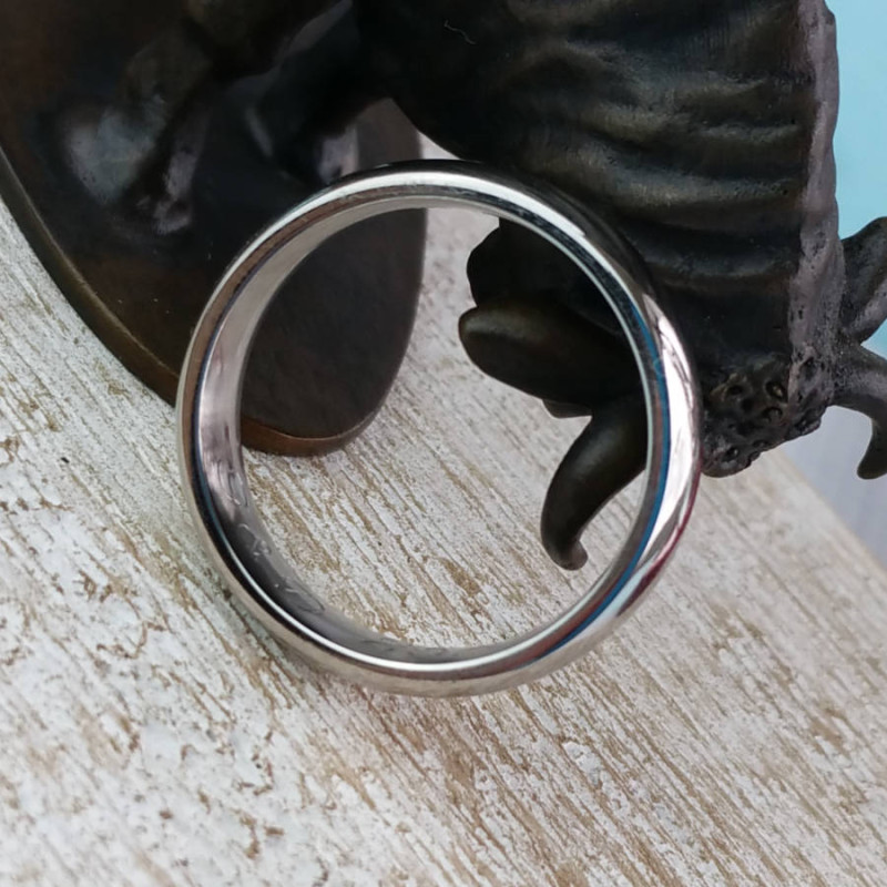 Men's Personalised Wedding Ring Men's personalised wedding ring