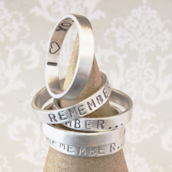 Personalised Remember… Your Story Ring