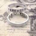 Personalised Remember Your Story Ring Personalised Remember Your Story Ring product view