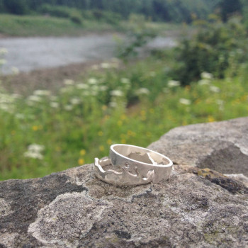 Personalised River Ring