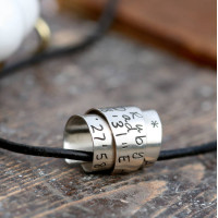 Personalised Secret Scroll Mens Chain