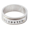 Personalised Silver and Gold Rivet Rings Personalised Silver and Gold Rivet Rings product view