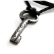 Personalised Silver Key Necklace