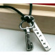 Personalised Silver Key Necklace