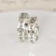 Personalised Silver Script Ring