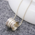 Personalised Silver Spinner Pendant Personalised Silver Spinner Pendant product image