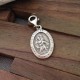 Personalised Silver St Christopher Charm