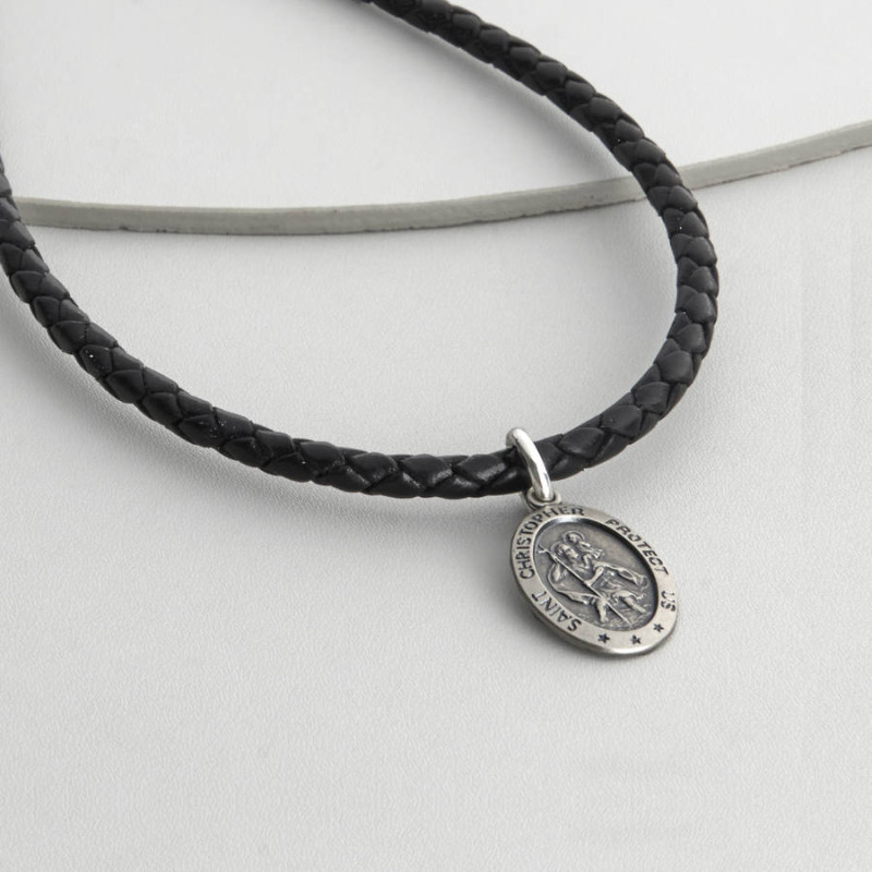 Personalised St Christopher Necklet Personalised St Christopher necklet pendant
