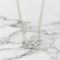 Personalised Women's Silver Storyteller Necklace Personalised women's silver Storyteller necklace