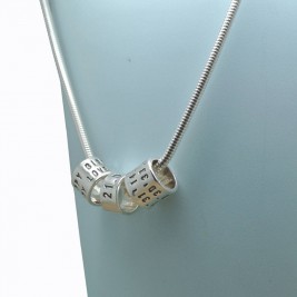 Personalised Womens Silver Storyteller Necklace