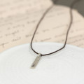 Personalised Sterling Silver Tag Necklace Personalised sterling silver tag necklace product view