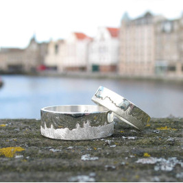 Personalised City Skyline Ring