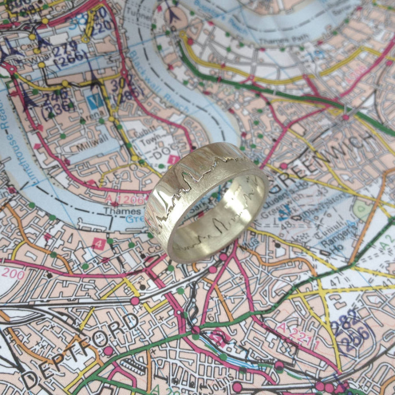 Personalised City Skyline Ring product image