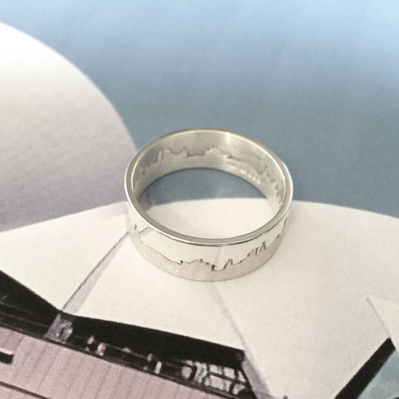 Personalised City Skyline Ring product image