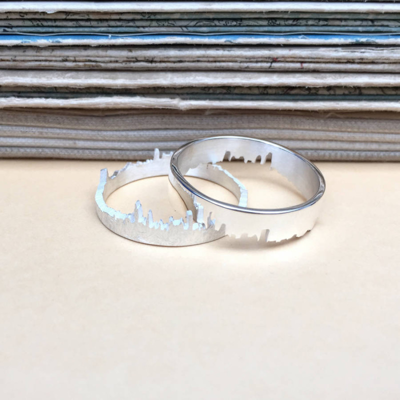 Personalised City Skyline Ring product image