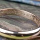 Personalised Solid Gold Wedding Band Set