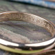 Personalised Solid Gold Wedding Band Set