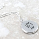 Personalised Globe Travel Necklace