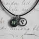 Personalised Vintage Letter Necklace