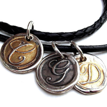 Personalised Wax Seal Pendant Personalised Wax Seal Pendant