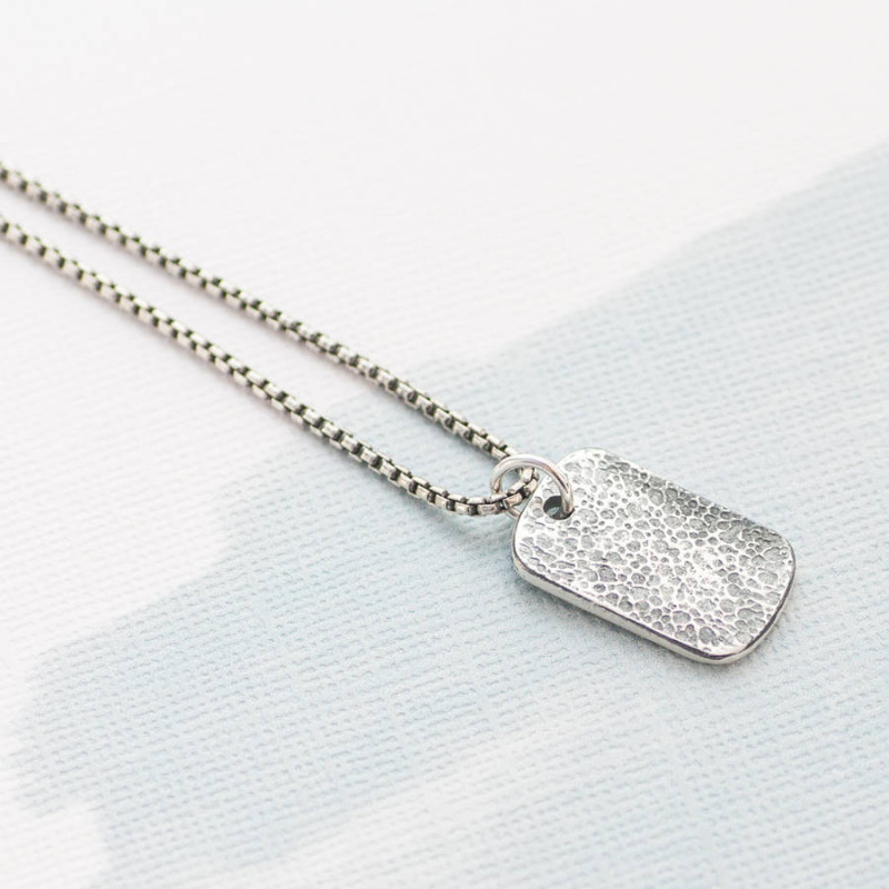Personalised Dog Tag Necklace with Custom Text Personalised dog tag necklace with custom text
