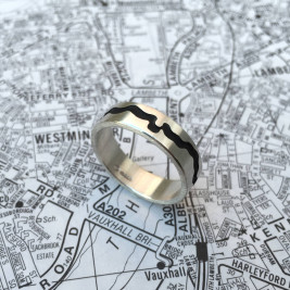 River Thames Cutout Ring