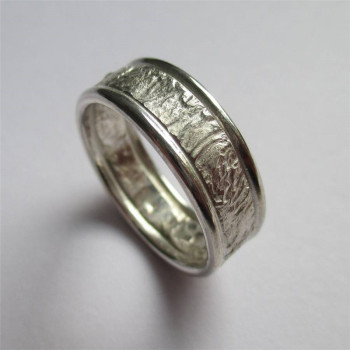 Rocky Outcrop Ring With Polished Edges