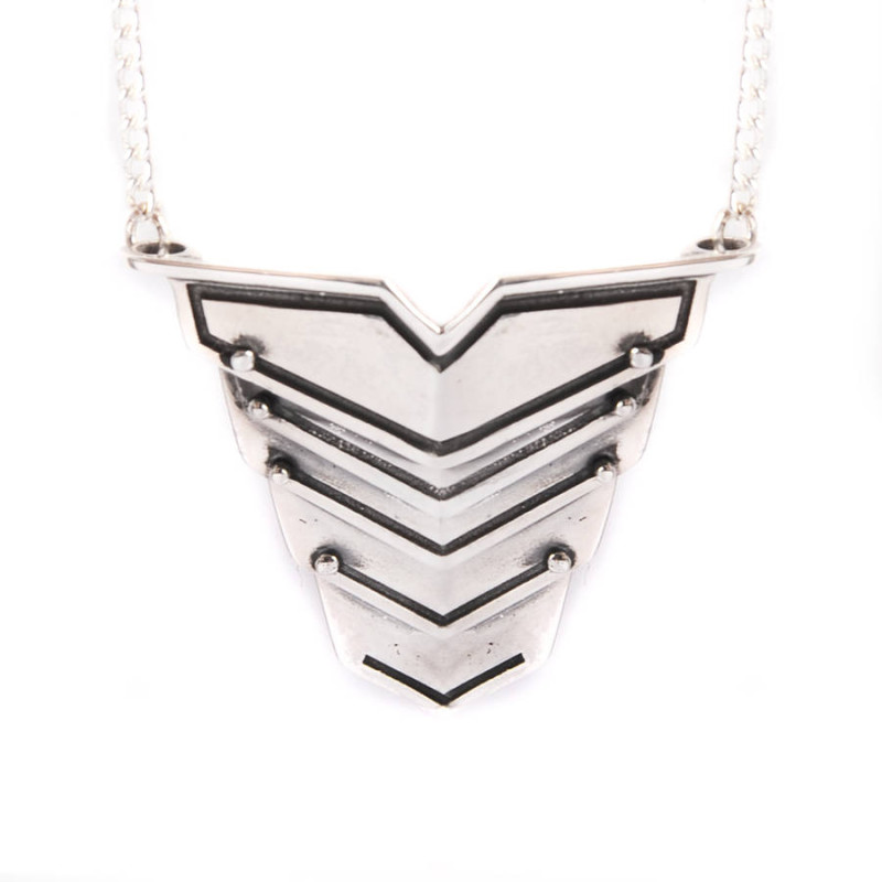 Romeo Oxydised Silver Necklace Romeo Oxydised Silver Necklace product image