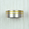 Silver and Finegold Diamond Ring Silver and Finegold Diamond Ring product image
