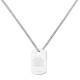 Personalised Silver Dog Tag Pendant