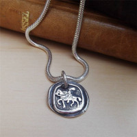 Silver Knight Pendant