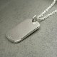 Silver Medical ID Tag