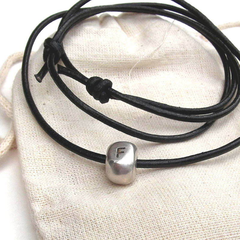 Personalised Silver Nugget Necklace product image
