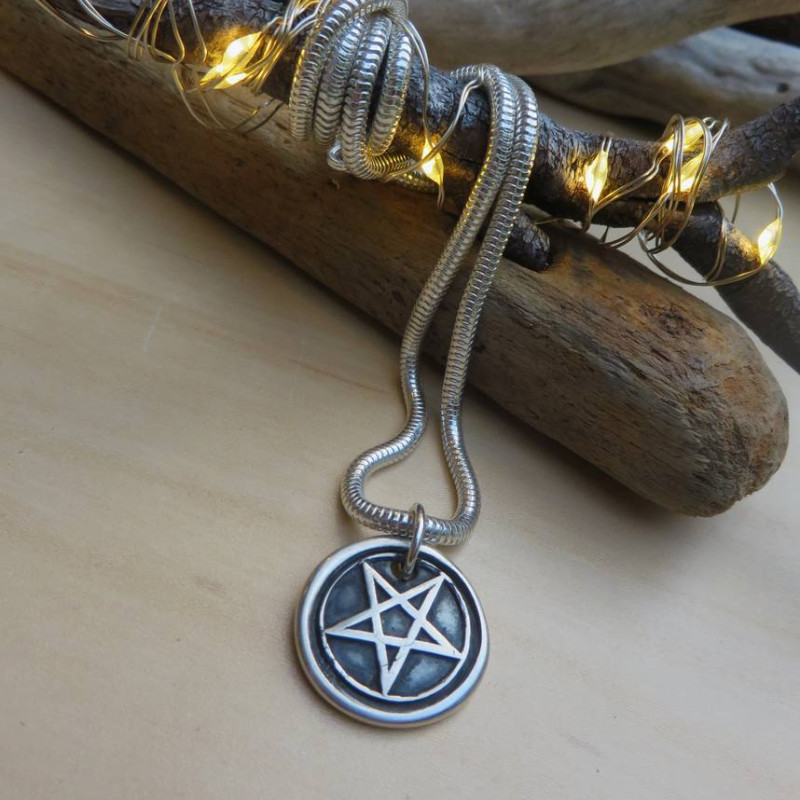 Silver Pentacle Pendant Silver pentacle pendant